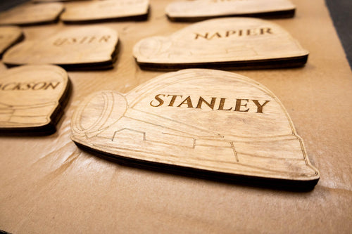 Personalized Key Hanger - Magnetic Miners Hard Hat