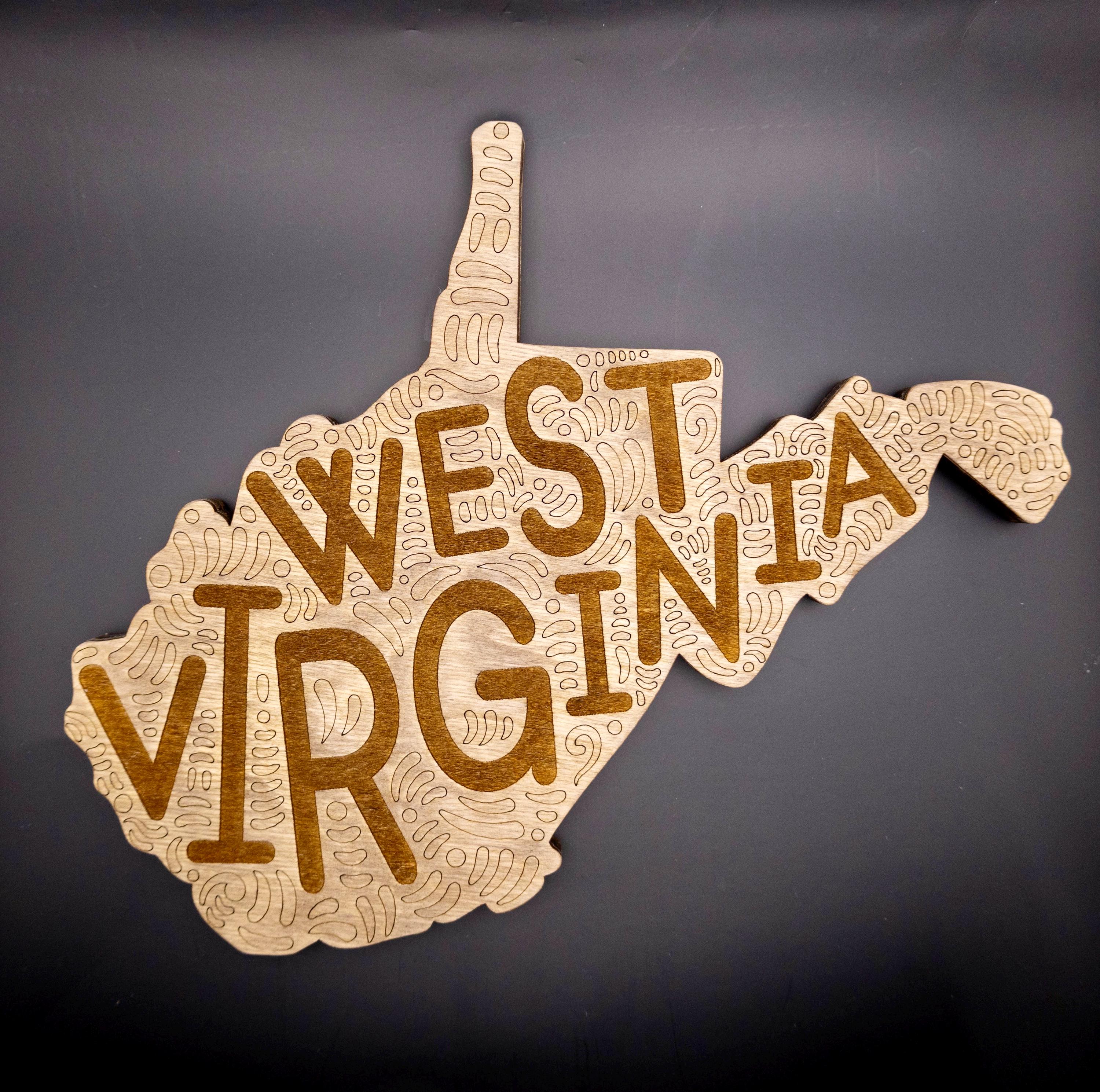 Personalized Key Hanger - Magnetic West Virginia State
