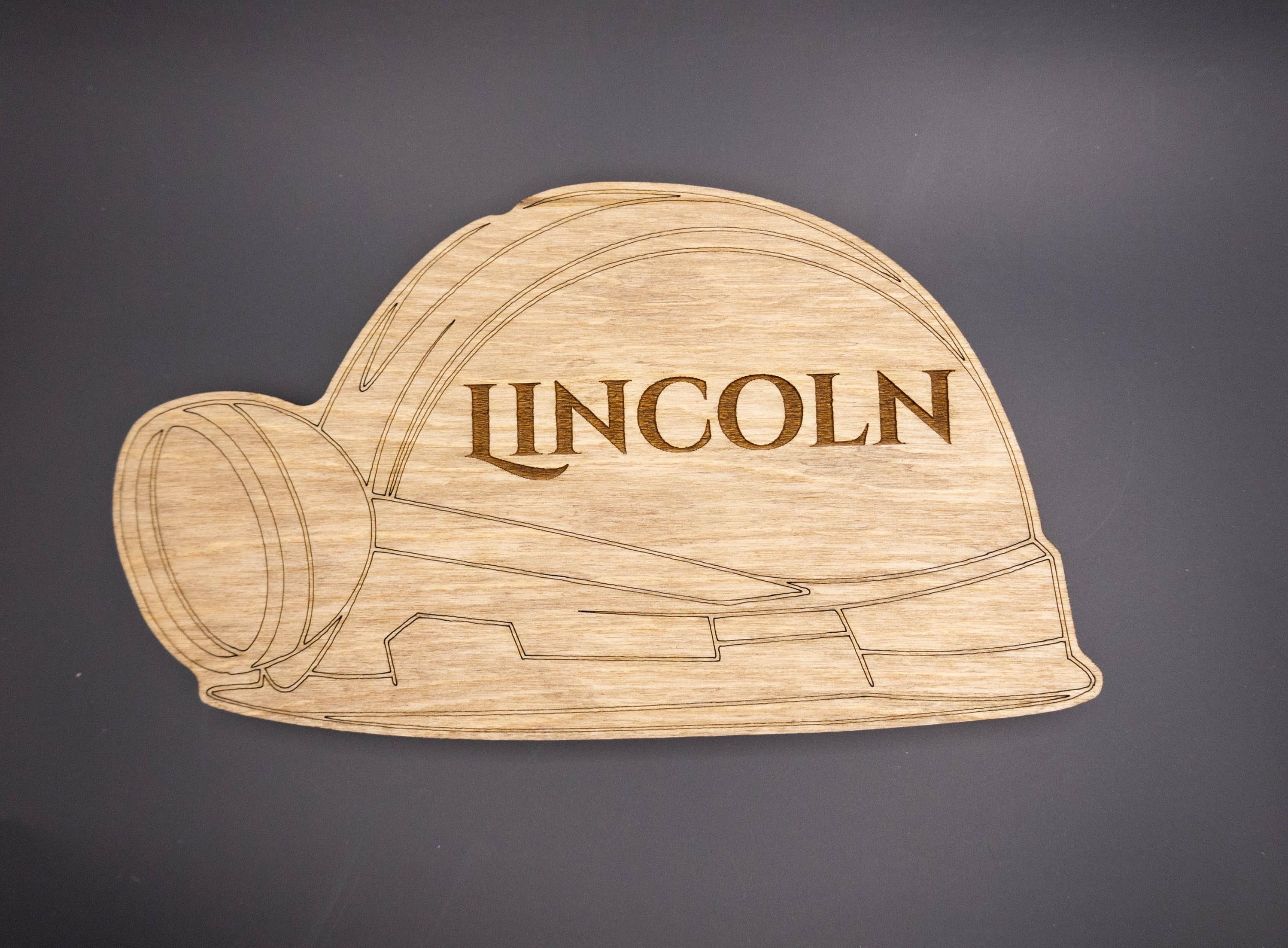 Personalized Key Hanger - Magnetic Miners Hard Hat